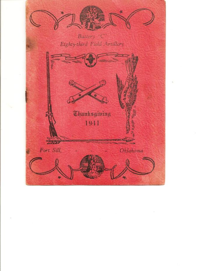 Menu Fort Sill, Oklahoma